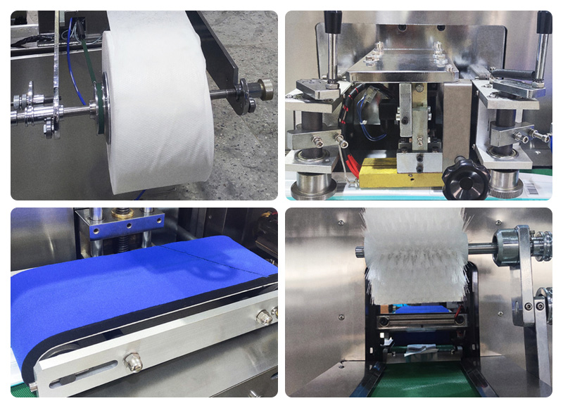 JKB-260餐飲濕巾包裝機(jī)機(jī)械細(xì)節(jié)